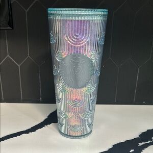 NWT Starbucks Spring 2022 Iridescent Mermaid Scales Tumbler